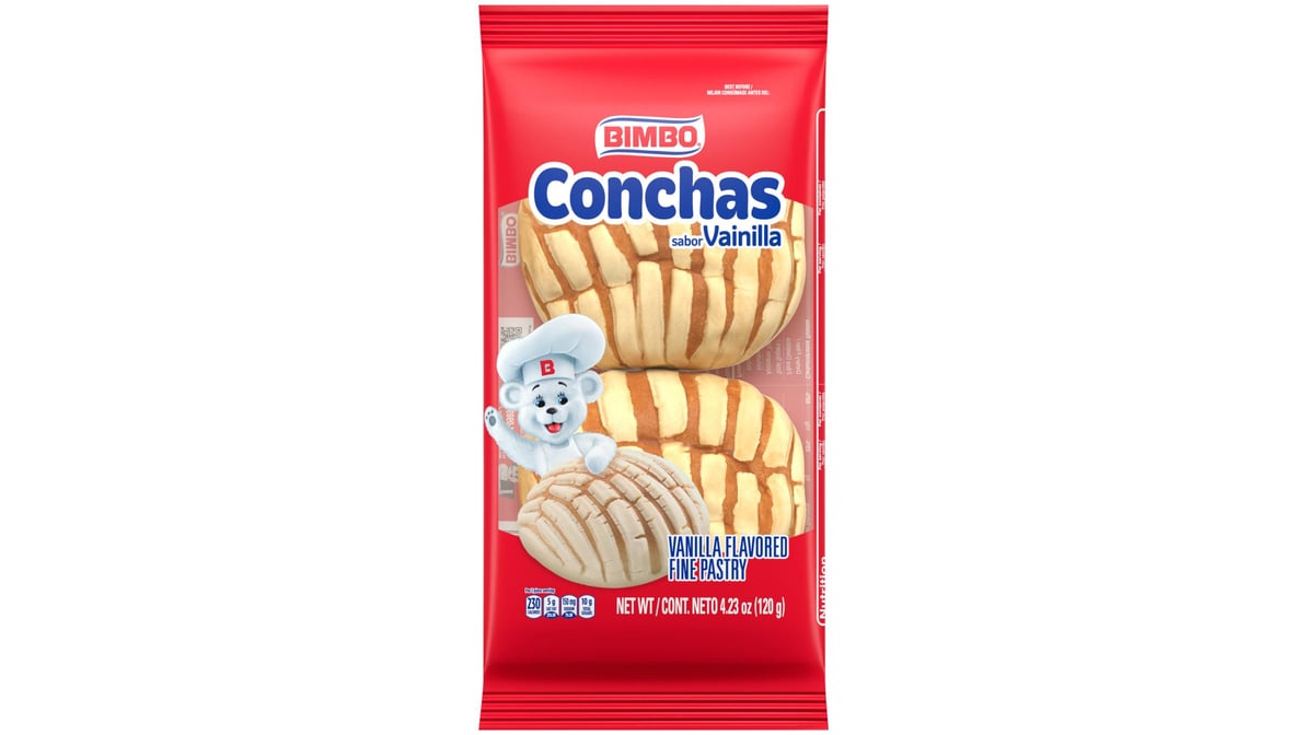 Bimbo Vanilla Conchas Pastry (4.23 Oz)