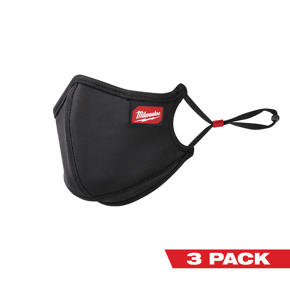 MLW 48-73-4235 3PK 3-LAYER PERFORMANCE FACE MASK S/M