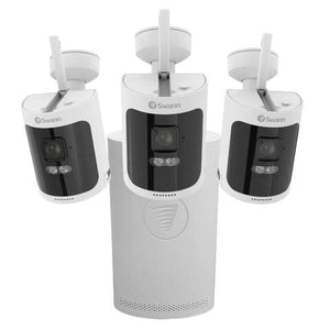 Swann AllSecure600 Battery Powered Indoor and Outdoor Smart-Enabled NVR Security Camera System