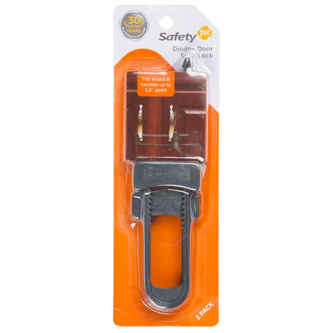 Safety 1st Black Plastic Decor Slide Lock 2 pk