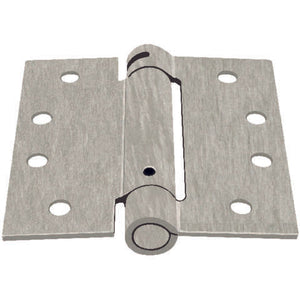 Ace 4 in. L Satin Nickel Self Closing Hinge 1 pk