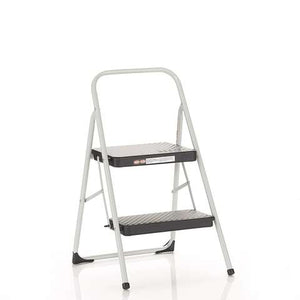 Cosco 28.15 in. H X 17.323 in. W X 17.95 in. D 200 lb. capacity 2 step Steel Folding Step Stool