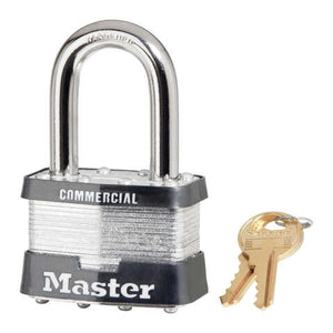 Master Lock 2 in. W Steel 4-Pin Tumbler Padlock Keyed Alike