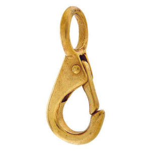 Campbell 5/8 in. D X 2-7/8 in. L Polished Bronze Quick Snap 70 lb