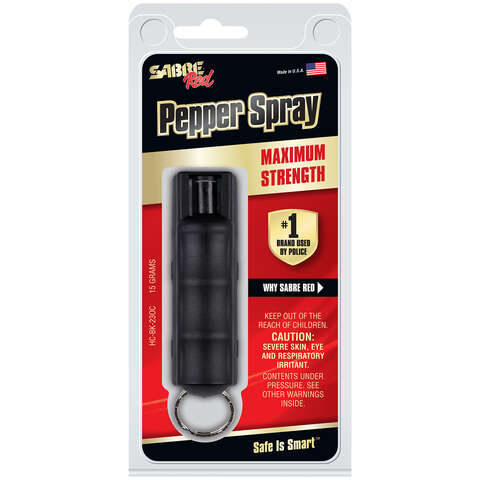 Sabre Red Black Aluminum/Plastic Pepper Spray