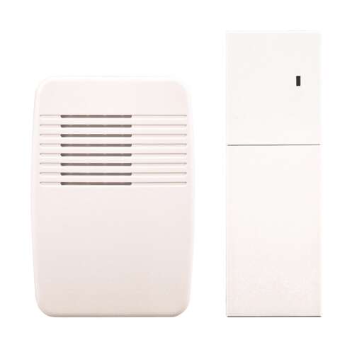 Heath Zenith White Plastic Wireless Door Chime Extender