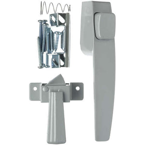 Ace Aluminum Silver Steel Push Button Latch 1 pk