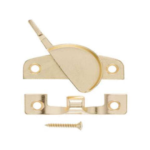 Ace Bright Brass Brass Narrow Sash Lock 1 pk