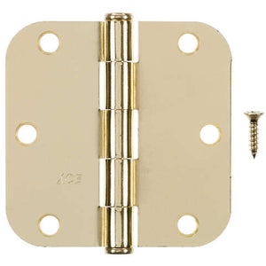 Ace 3-1/2 in. L Bright Brass Residential Door Hinge 3 pk