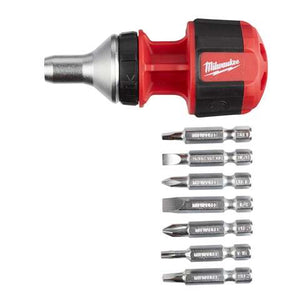 Milwaukee 8-in-1 Ratcheting Screwdriver and Bit Set