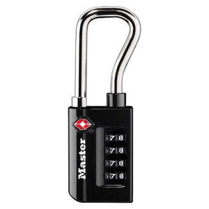 Master Lock 1-5/16 in. W Steel 4-Dial Combination Luggage Lock