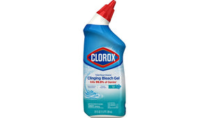 Clorox Clinging Bleach Gel Ocean Mist Scent Toilet Cleaner (24 Oz)