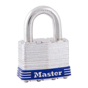 Master Lock 1-5/16 in. H X 1 in. W X 1-3/4 in. L Laminated Steel Ball Bearing Locking Padlock