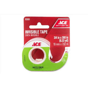 Ace 3/4 in. W X 300 in. L Tape Clear