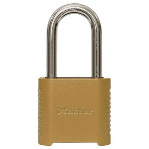 Master Lock 1.13 in. H X 2 in. W X 6.5 in. L Steel 4-Digit Combination Padlock