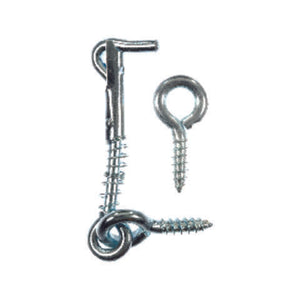 Ace Small Zinc-Plated Silver Steel 2.5 in. L Safety Hook and Eye 1 pk