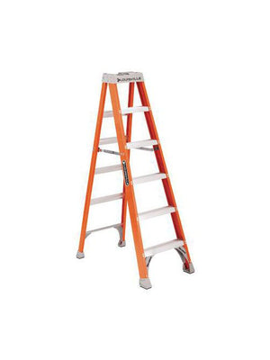 Louisville Ladder FS1510 10ft Fiberglass Step Ladder, 300lb Load Capacity