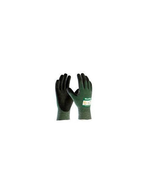 PIP 34-8743/L MaxiFlex Cut 2 Non Touch Screen Compatible Cut by ATG Black Micro-Foam Nitrile Coated Cut Resistant Gloves