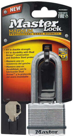 Master Lock 1-7/16 in. H X 2 in. W X 13/16 in. L Steel Ball Bearing Locking Padlock Keyed Alike