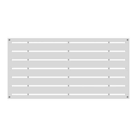 Barrette Outdoor Living Boardwalk 2 ft. W X 4 ft. L White Polymer Screen Panel