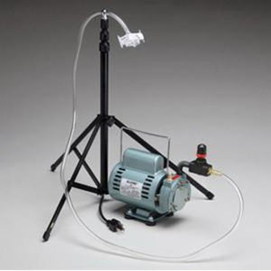 Allegro¨ 9801 T-101 Oil Less Jarless Sampling Pump With Stand, 0 to 30 Lpm, 1/10 hp 115 VAC, 60 Hz, 3450 rpm, 1 ph, Aluminum Stand/Rubber Feet/Steel Handle, Gray