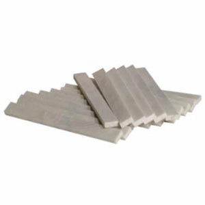 Best Welds 900-fl-5 Flat Soapstone, 5 x 1/2 x 3/16 in, White