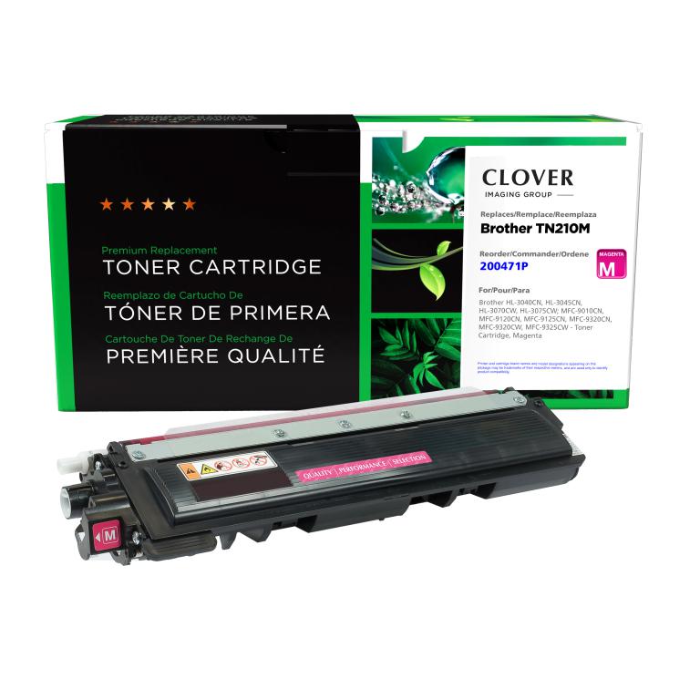 Clover Imaging Remanufactured Magenta Toner Cartridge for Brother TN210