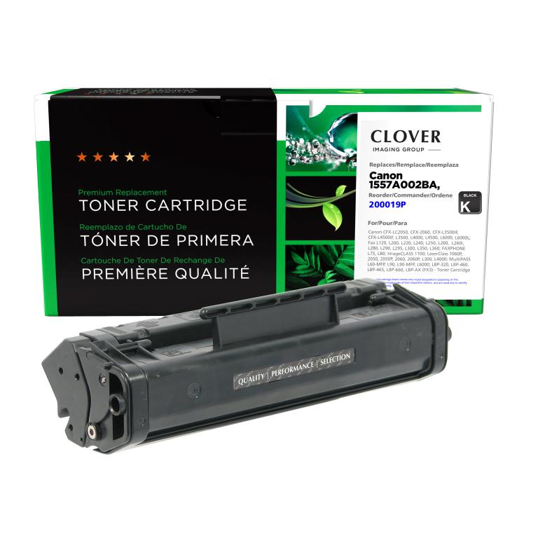 Clover Imaging Remanufactured Toner Cartridge for Canon FX3 (1557A002BA)