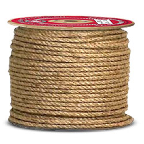 CWC 200025 Rope, 3/8 in x 600 ft Roll, Natural, Manila