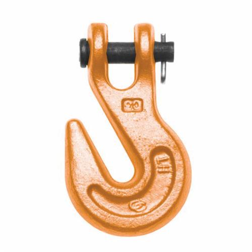 Campbell¨ 4503315 Grab Hook, 1/4 in Trade, 4100 lb Load, 30/43 Grade, Clevis Attachment, Alloy Steel