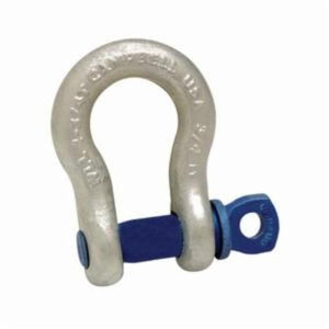 Campbell¨ 5410735 419 Anchor Shackle, 1.5 ton Load, 7/16 in, 1/2 in Dia Screw Pin, Galvanized