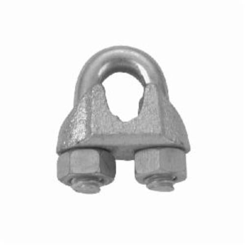 Campbell¨ T7670459 Wire Rope Clip, 3/8 in Cable, Malleable Iron, 2 Clips