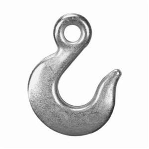 Campbell¨ T9101424 Slip Hook, 1/4 in Trade, 2600 lb Load, 43 Grade, Eyelet Attachment, Forged Steel