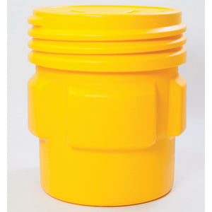 Eagle Manufacturing 1661 Overpack Drum, 65 gal Volume, Screw-On Lid Closure, HDPE, 33-3/4 in OAH