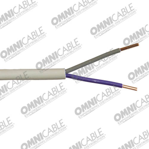 Omni G121602-PG 16/2C CL3P/CMP Copper Non-Shielded Plenum Control Cable, Purple/Gray, 300V (1000ft Reel)