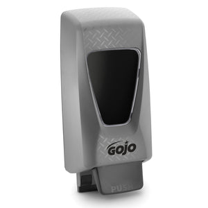 GOJO¨ 7200-01 PROª TDXª High Capacity Liquid Pushbutton Soap Dispenser, Diamond Plate Etching, 2000 mL Capacity, 5-3/4 in OAL, Wall Mount, ABS