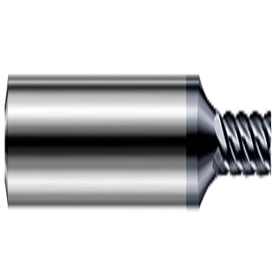 Harvey Tool 920508-C6 Corner Radius End Mill, Center Cutting Imperial, 1/8 in Cutter Dia X 1/4 in Shank Dia X 3/16 in Max Depth of Cut X 2-1/2 in OAL, 0.005 in Corner Radius, 5 Flutes, Solid Carbide, AlTiN Nano Finish