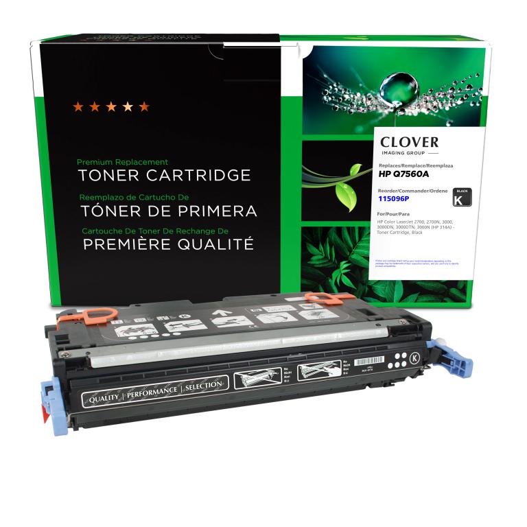 Clover Imaging Remanufactured Black Toner Cartridge for HP 314A (Q7560A)