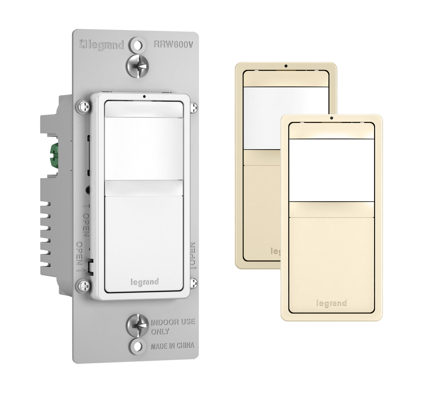 Pass & Seymour RRW600VTC Radiant 3-Wire Occupancy Sensor, 120V 600W - Tri-Color