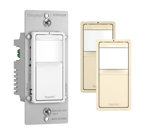 Pass & Seymour RRW600VTC Radiant 3-Wire Occupancy Sensor, 120V 600W - Tri-Color