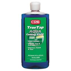 CRC¨ 03440 TrueTap¨ Non-Oily Non-Flammable Water Soluble Cutting Fluid, 16 oz Bottle, Mild Glycol Odor/Scent, Transparent Liquid Form, Blue