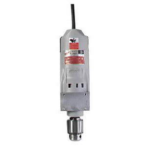 Milwaukee¨ 4262-1 Heavy Duty Portable Magnetic Motor, For Use With Electromagnetic Drill Press, 120 VAC, 11.5 A, 350 rpm No Load, 3/4 in Drill Capacity, 3/4 in Hex Chuck Size, 30.9 ft Cord, 1530/1600 lb Drill Point Pressure, 1-14 Tap Capacity