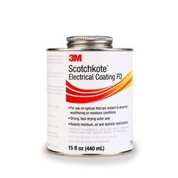 3Mª Scotchkoteª SCOTCHKOTEFD Fast Dry Electrical Coating, 15 oz Container, Liquid Form, Dark Brown