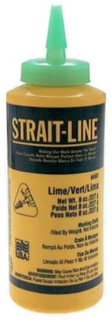 Stanley Black & Decker Irwin¨ Strait-Line¨ 64907 Marking Chalk, 8 oz Bottle, High Visibility Green