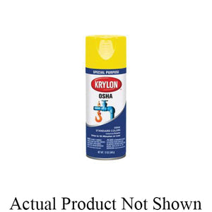 Krylon¨ 2416 Spray Paint, 12 oz Container, Liquid Form, OSHA Safety Blue