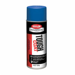 Krylon¨ Tough Coat¨ A01510007 Acrylic Enamel Spray Paint, 12 oz Container, Liquid Form, Safety Blue, 20 to 25 sq-ft Coverage