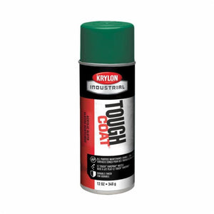 Krylon¨ Tough Coat¨ A01415007 Acrylic Enamel Spray Paint, 12 oz Container, Liquid Form, Machine Green, 20 to 25 sq-ft Coverage