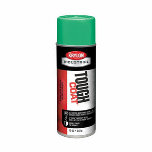 Krylon¨ Tough Coat¨ A01470007 Acrylic Enamel Spray Paint, 12 oz Container, Liquid Form, Safety Green, 20 to 25 sq-ft Coverage