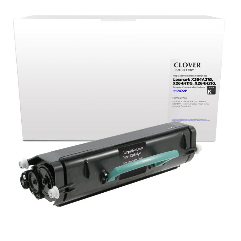 Clover Imaging Remanufactured High Yield Toner Cartridge for Lexmark X264/X363/X364