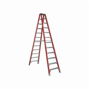 Louisville¨ FM1512 FM1500 Type IA Twin Step Ladder, 12 ft H Ladder, 300 lb Load, 11 Steps, Fiberglass